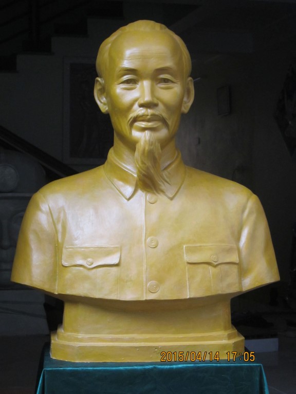 Bác Hồ sau chiến thắng Điện Biên Phủ 1954, composit, Kiều Sỹ Khuê (Quảng Ninh)